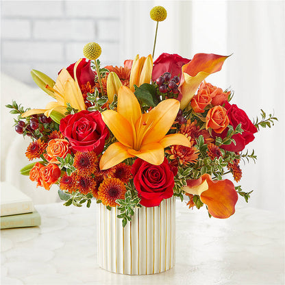 Scarlet Skies Bouquet –  Floral Art Designs, Arlington MA
