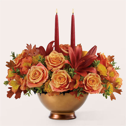 Harvest Table Centerpiece –  Floral Art Designs, Arlington MA