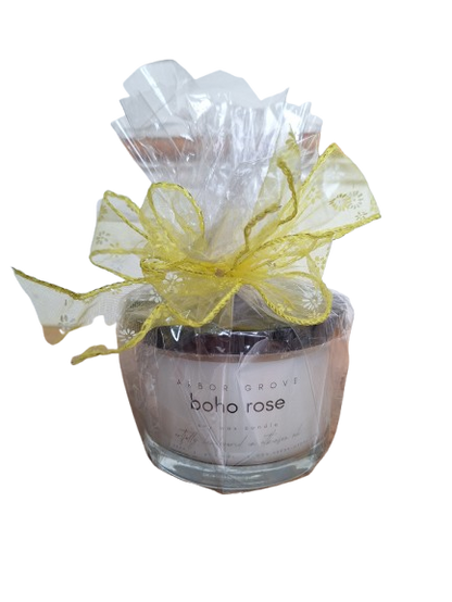 Boho Rose Candle –  Floral Art Designs, Arlington MA