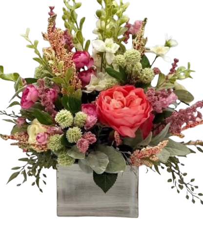 Coral Meadow Charm –  Floral Art Designs, Arlington MA