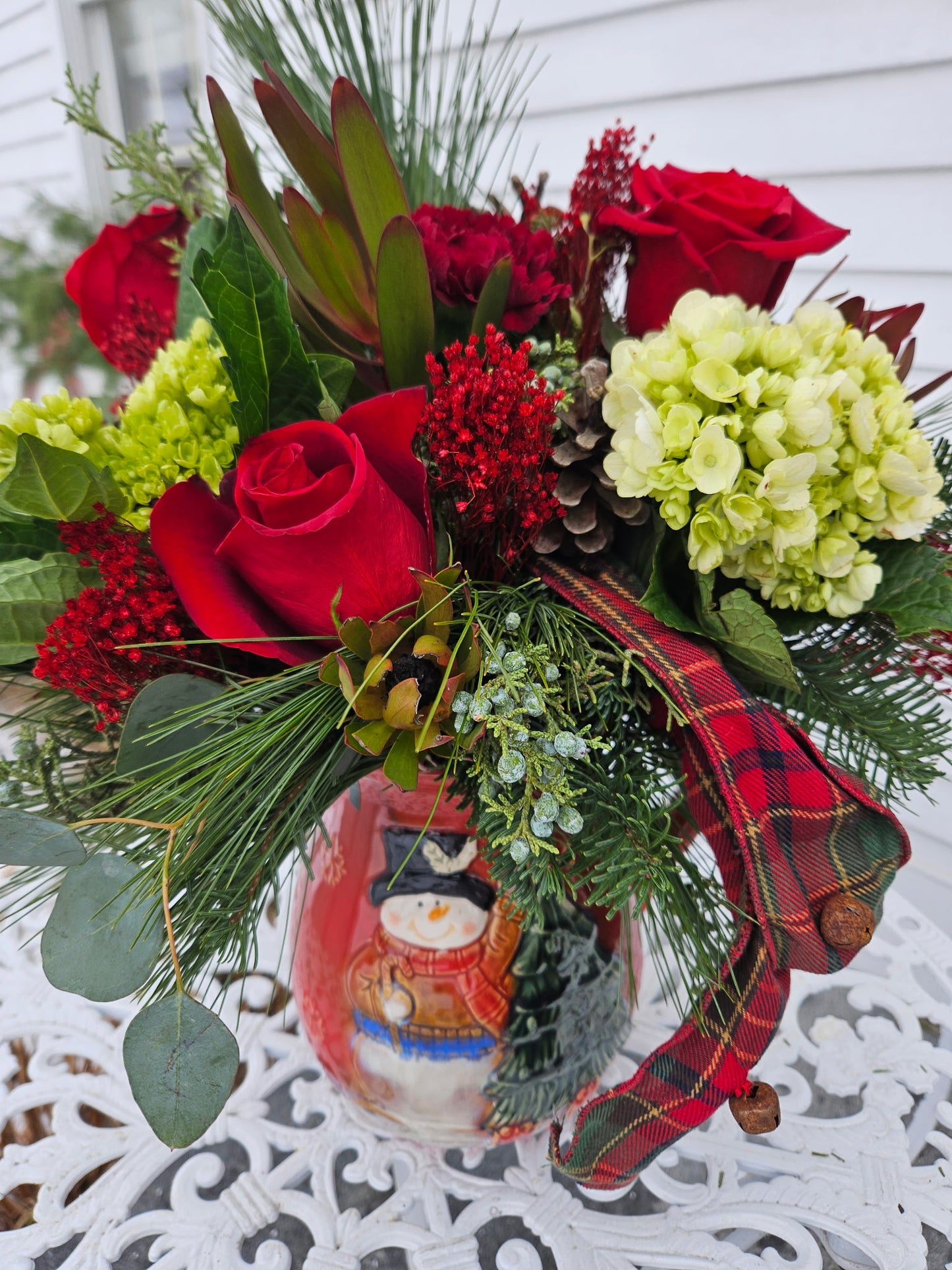 Christmas Country Pitcher