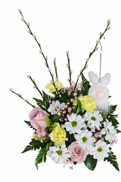 Gnome for Spring –  Floral Art Designs, Arlington MA