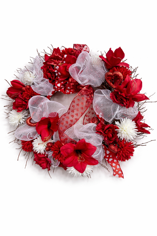 Amour Luxe Silk Wreath