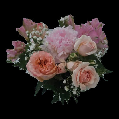 Just Peachy Bouquet –  Floral Art Designs, Arlington MA