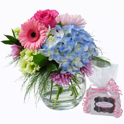 Pastels deal of the day with fudge –  Floral Art Designs, Arlington MA