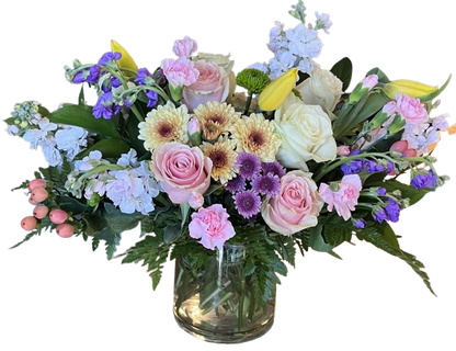 Rosy Whisper Bouquet –  Floral Art Designs, Arlington MA