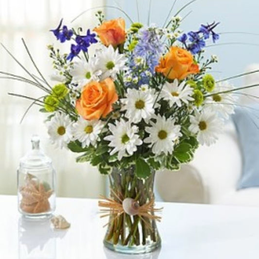 By the seashore flower arrangement