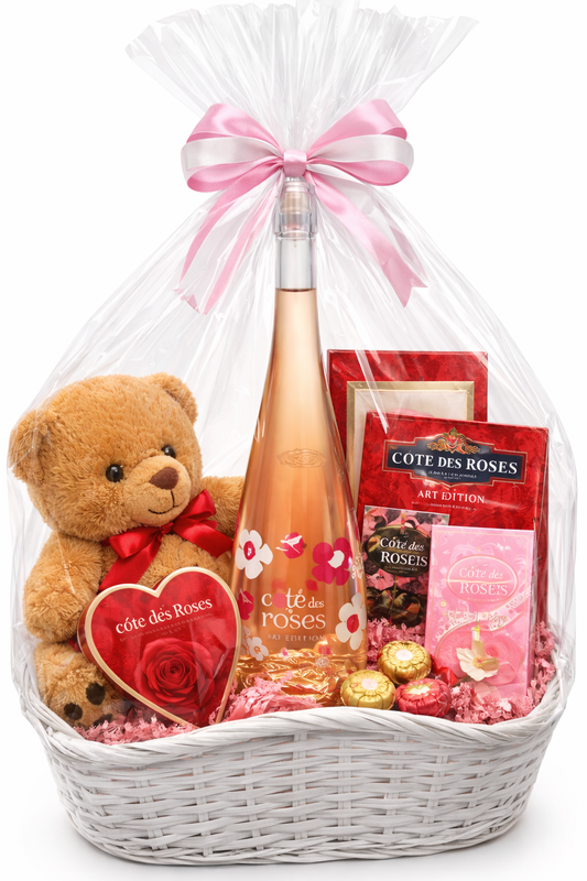 Sweetheart Sip Basket