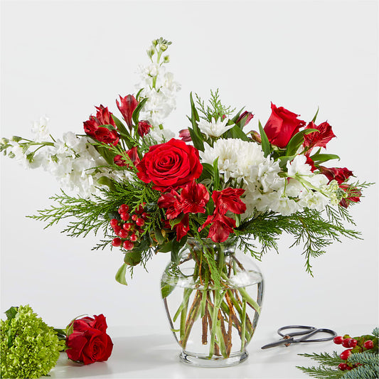 Merry Moment Bouquet – A Florist Original –  Floral Art Designs, Arlington MA