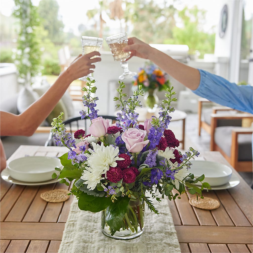Violet Frost Bouquet –  Floral Art Designs, Arlington MA