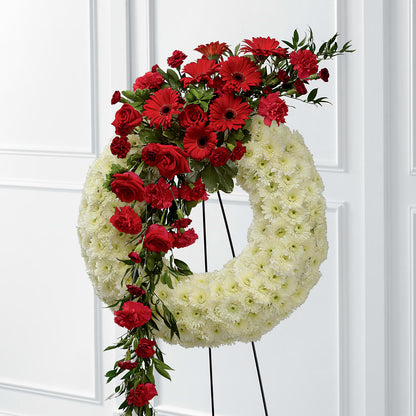 Graceful Tribute Wreath –  Floral Art Designs, Arlington MA