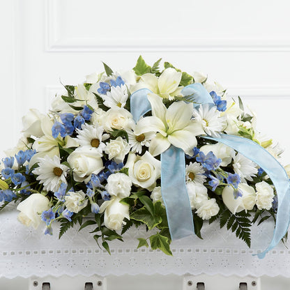 Tender Treasure Casket Spray –  Floral Art Designs, Arlington MA