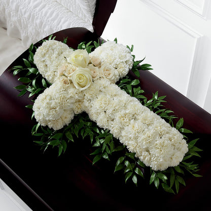Peaceful Memories Casket Spray (Standard) –  Floral Art Designs, Arlington MA