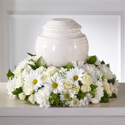 Ivory Gardens Cremation Adornment –  Floral Art Designs, Arlington MA
