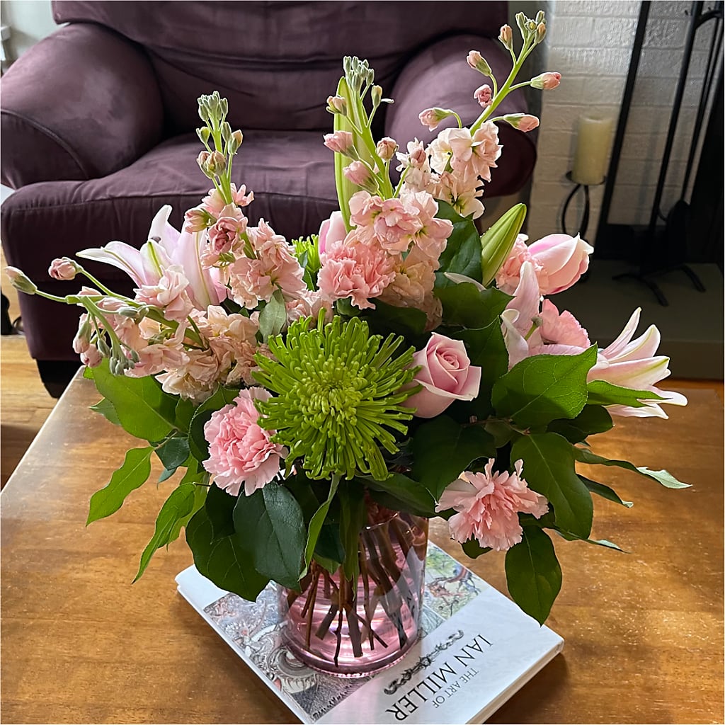 Pretty in Pink Bouquet –  Floral Art Designs, Arlington MA