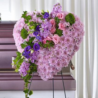 Treasured Love Standing Heart –  Floral Art Designs, Arlington MA