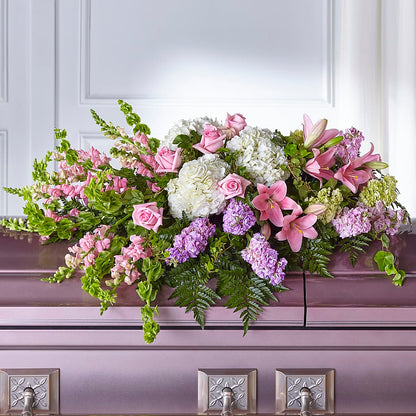 Life's Gratitude Casket Spray –  Floral Art Designs, Arlington MA