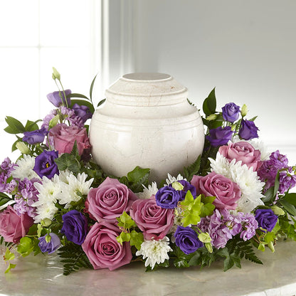 Blooming Sympathy Cremation Adornment –  Floral Art Designs, Arlington MA