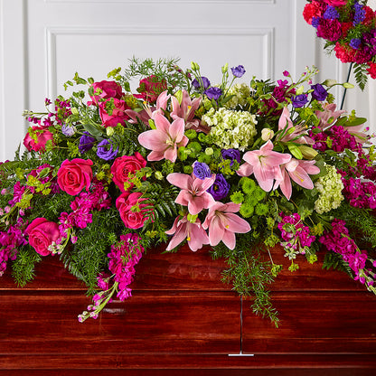 Radiant Tribute Casket Spray –  Floral Art Designs, Arlington MA