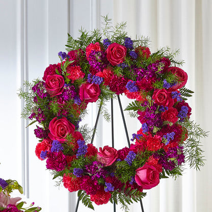 Calming Colors Wreath –  Floral Art Designs, Arlington MA