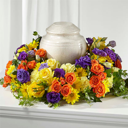 Blossoms of Remembrance Cremation Adornment –  Floral Art Designs, Arlington MA