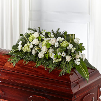 Hopeful Gesture Casket Spray –  Floral Art Designs, Arlington MA