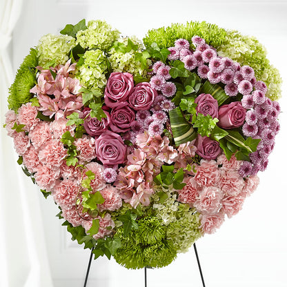Heartwarming Standing Heart –  Floral Art Designs, Arlington MA
