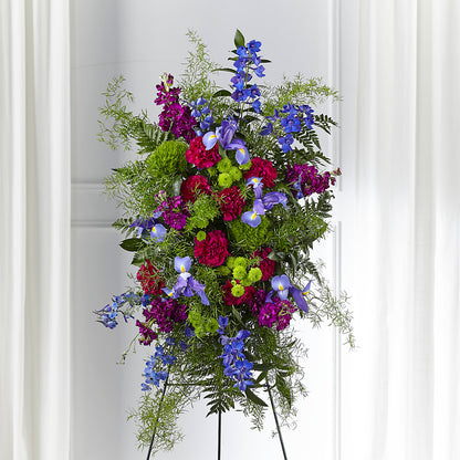 Heavenly Skies Standing Spray –  Floral Art Designs, Arlington MA