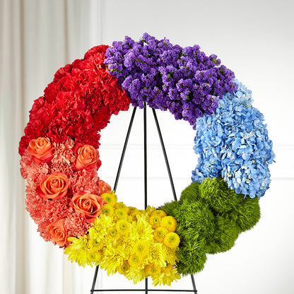 Circle of Love Wreath –  Floral Art Designs, Arlington MA