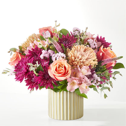 Berry Cobbler Bouquet with Ivory Vase –  Floral Art Designs, Arlington MA