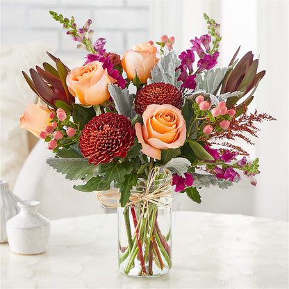 Moody Hues Bouquet –  Floral Art Designs, Arlington MA