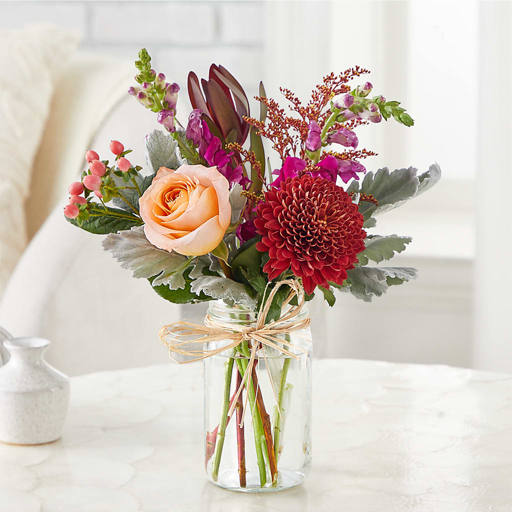 Moody Hues Bouquet –  Floral Art Designs, Arlington MA