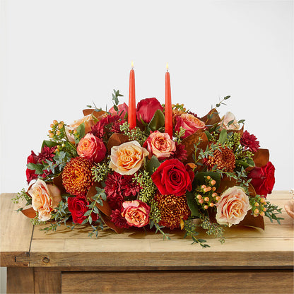 Gather Near Centerpiece –  Floral Art Designs, Arlington MA