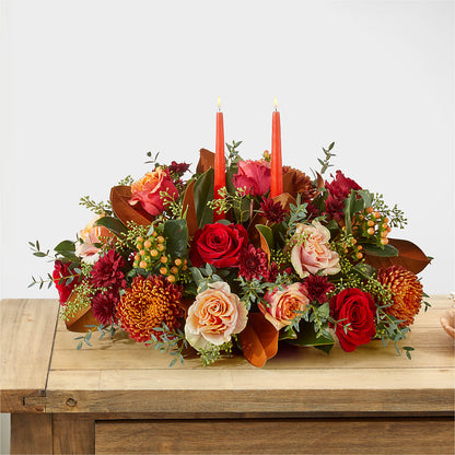 Gather Near Centerpiece –  Floral Art Designs, Arlington MA