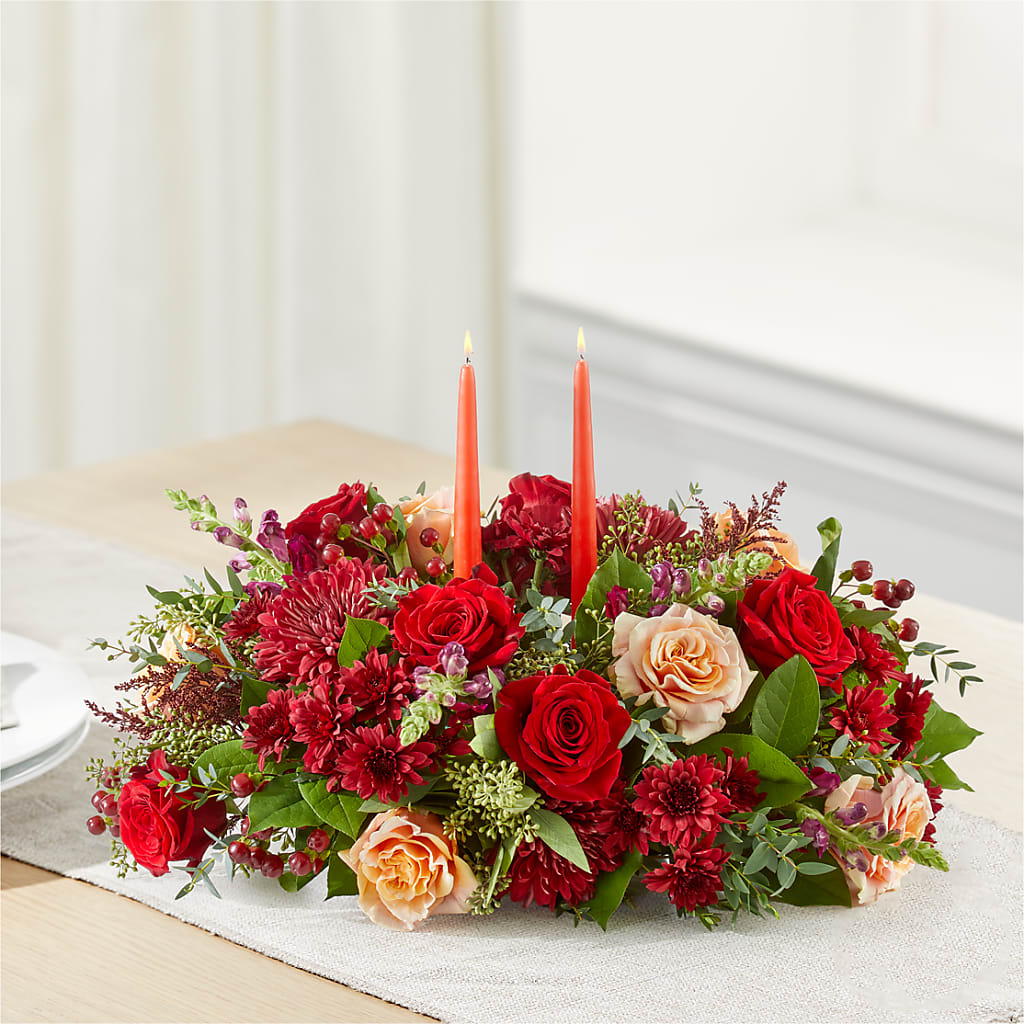 Most Thankful Centerpiece –  Floral Art Designs, Arlington MA