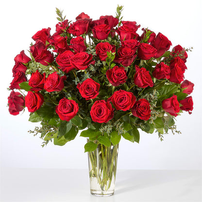 Forever Yours Fifty Stem Red Rose Bouquet –  Floral Art Designs, Arlington MA