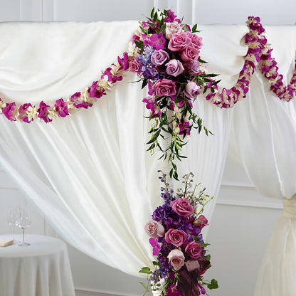 Color & Light Chuppah Decor –  Floral Art Designs, Arlington MA