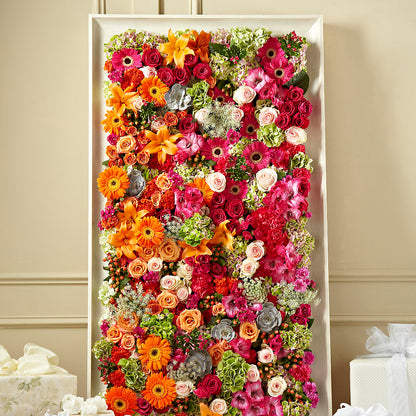 Fresh Picked Floral Wall –  Floral Art Designs, Arlington MA